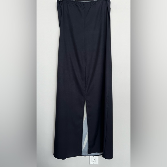 Large Floral Print Split Tube Long Dress - Picture 12 of 16